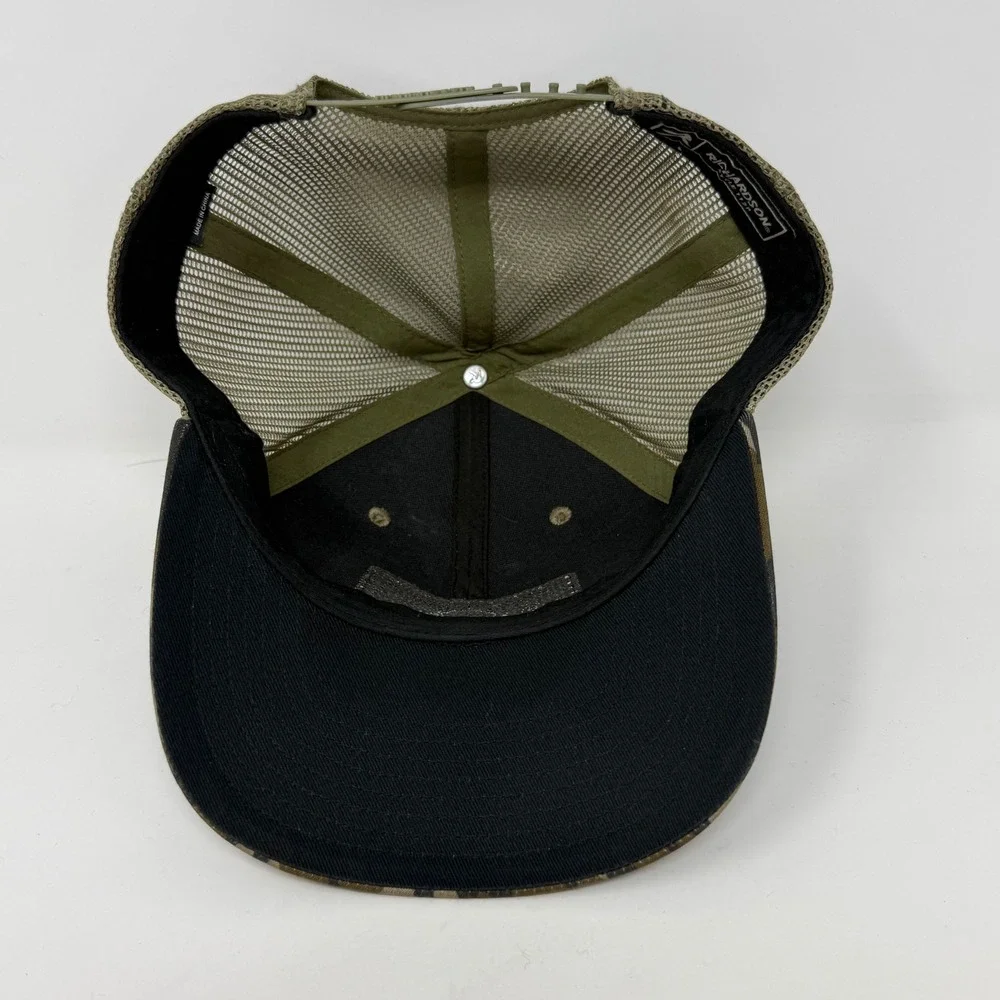Richardson 112P Leupold Tiger Stripe‎ Camo American Flag Trucker Hat Snapback